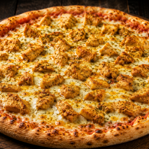 Poulet Curry Pizza