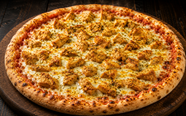 Poulet Curry Pizza